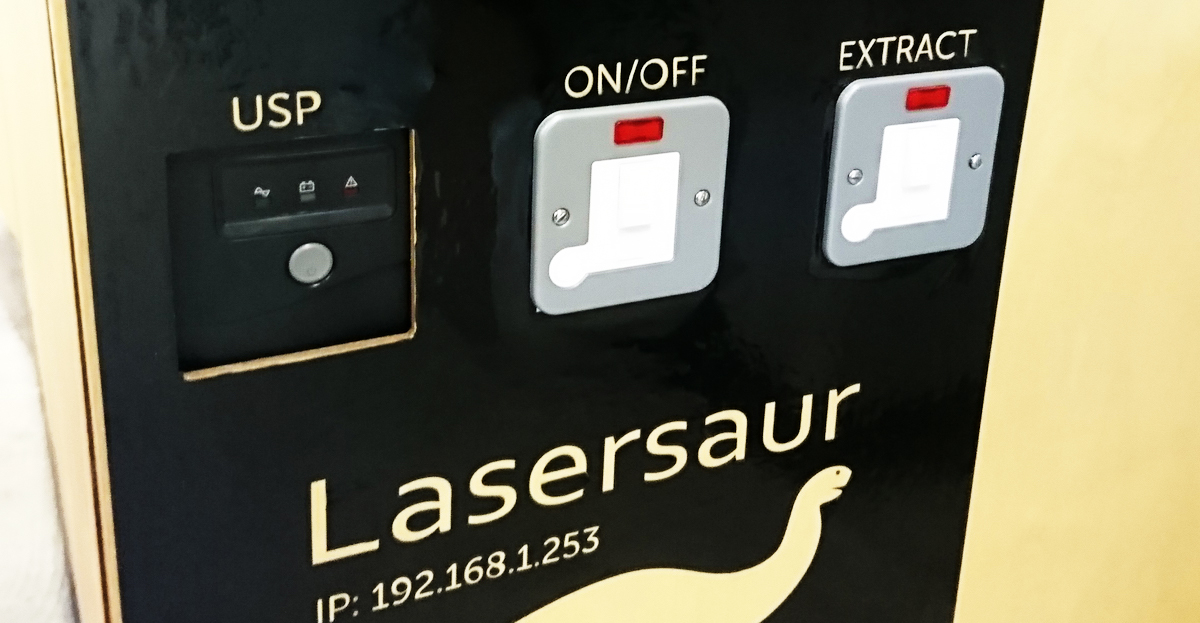 Powering on the Lasersaur