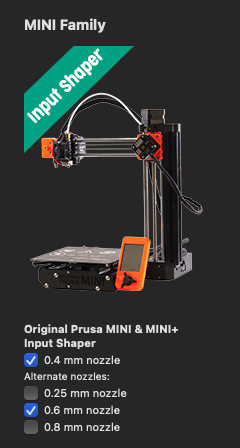 Prusa Mini configuration