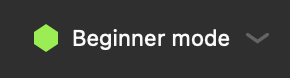 select beginner mode