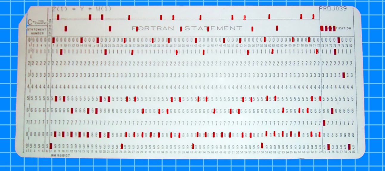 G-Code Punchcard