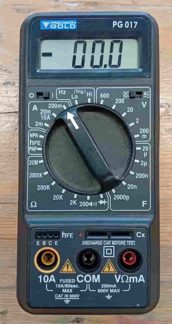 Multimeter hand-held