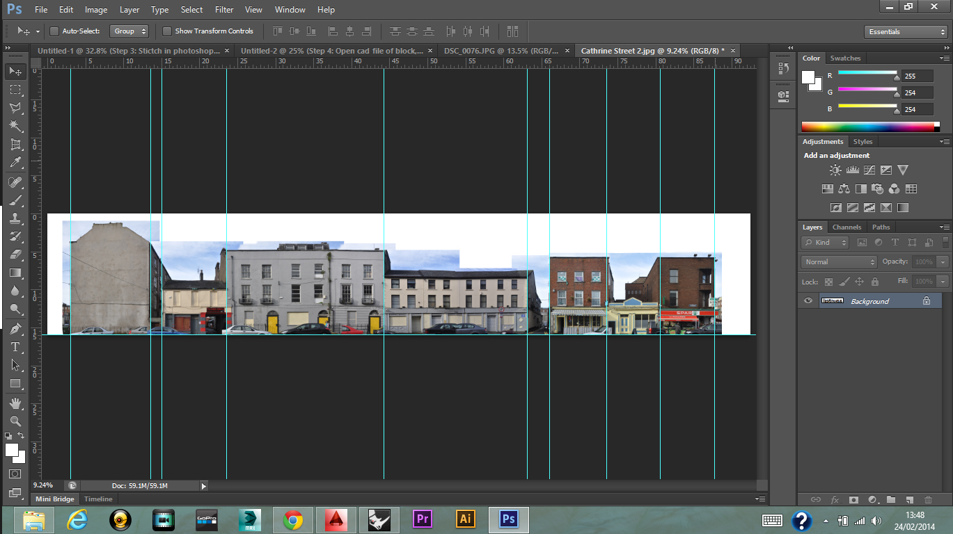 Guidelines in Photoshop