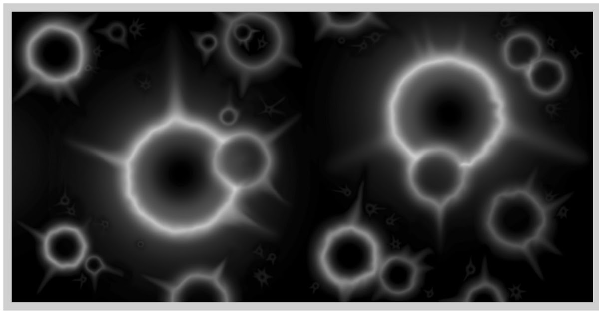 digital 3d depth map in greyscale