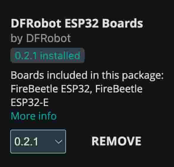 dfrobot board definitions