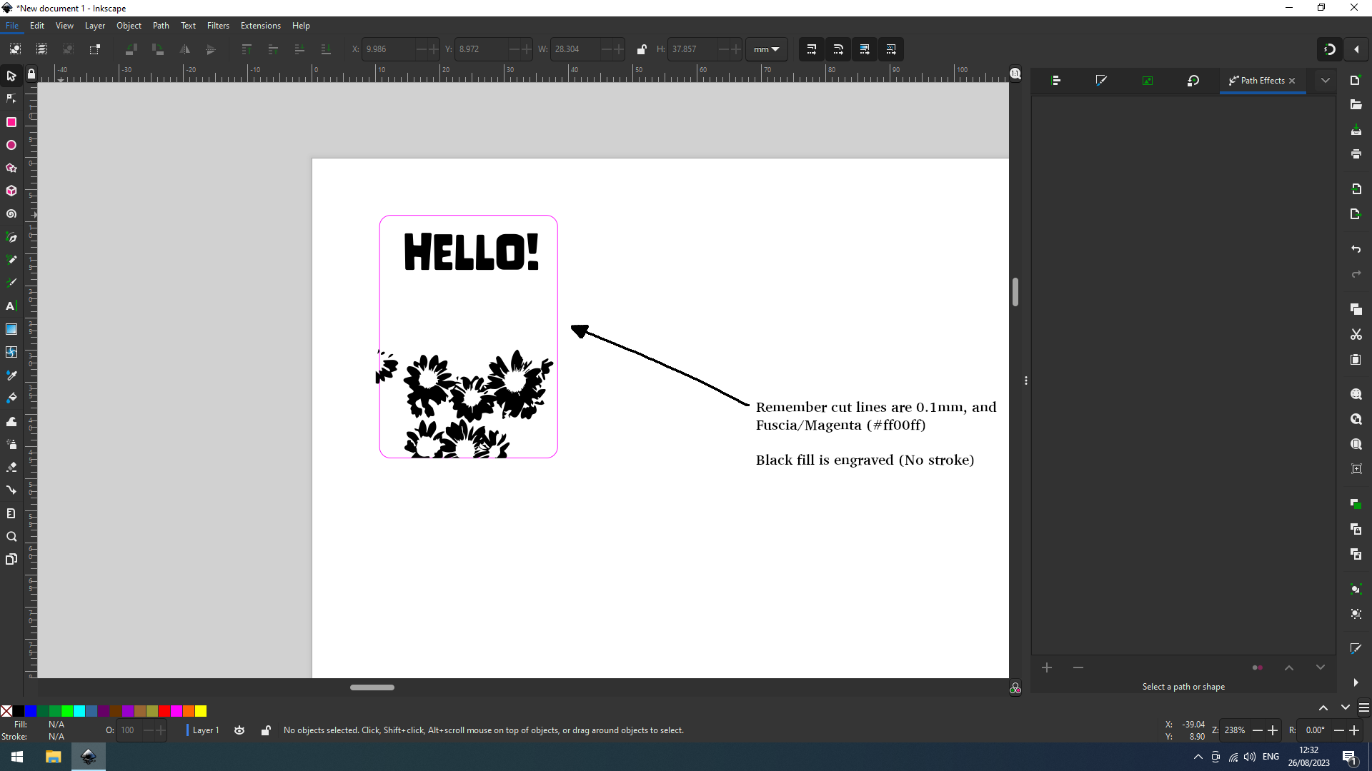 File, open in Inkscape