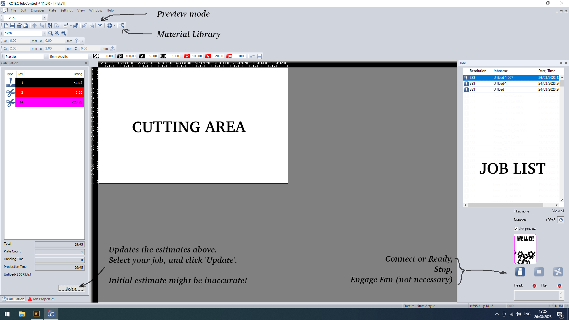 JobControl interface.